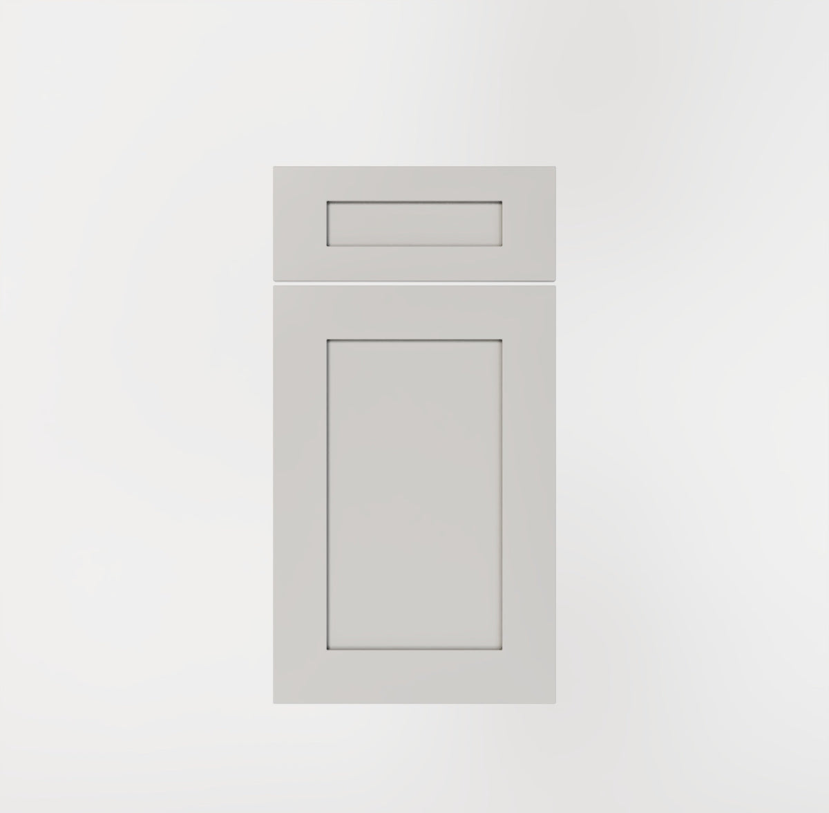 Unlimited Framed — Mini Base Sample — highest-resolution technical cabinet drawing