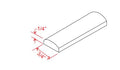 SWO-BAM — Batten Moulding - 96"W x 3/4"H x 1/4"D