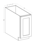 SE-BFH18 — Base Cabinet - Full Height Door-18"W x 34-1/2"H x 24"D - 1D, 1S