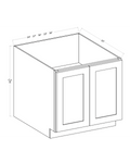 SE-BFH27 — Base Cabinet - Full Height Door-27"W x 34-1/2"H x 24"D - 2D, 1S