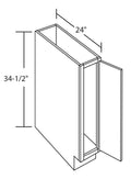 SDW-BT09 — Base Cabinet - 9"W x 34-1/2"H x 24"D - 1D