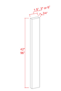 SIB-F396 — Slim Shaker — Tall Filler - 3"W x 96"H x 3/4"D cabinet product image