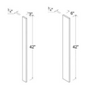 AG-F342 — Wall Filler - 3”W x 42”H x 3/4”D