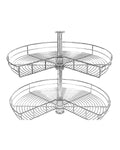 Chrome Tray 33 lazy Susan cabinet accessory
