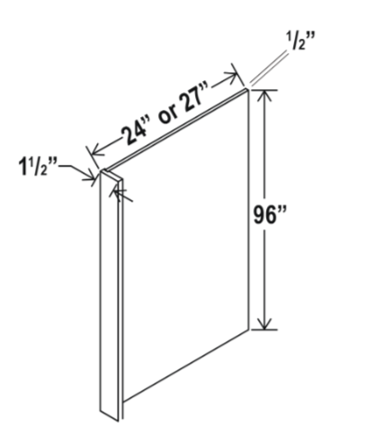 Refrigerator End Panel