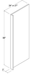 AG-REPV2796 — Refrigerator End Panel Veneer with 1-1/2" Return Filler -                              27”W x 96”H x 1/2”D