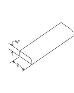Classic Framed — Scribe Moulding - 96”L x 3/4”W x 1/4”D — cabinet product image