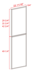 SIB-TDEP2484 — Slim Shaker — Tall Decorative Door Panel - 23 1/2" W x 78 1/2"H cabinet product image