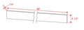 SDW-TKC — Toe Kick 8' Plywood - 96"W x 4 1/2"H x 1/8"D