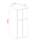 SWO-U248424 — Wall Pantry - 24"W x 84"H x 24"D - 4D, 5S