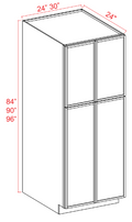 SWO-U308424 — Wall Pantry - 30"W x 84"H x 24"D - 4D, 5S