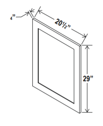 Vanity Base Decorative Door Panel