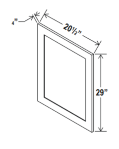 Vanity Base Decorative Door Panel