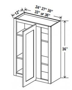 36"H Wall Blind Corner Cabinet