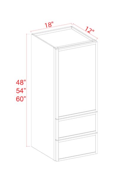 Wall Cabinet With Drawers
