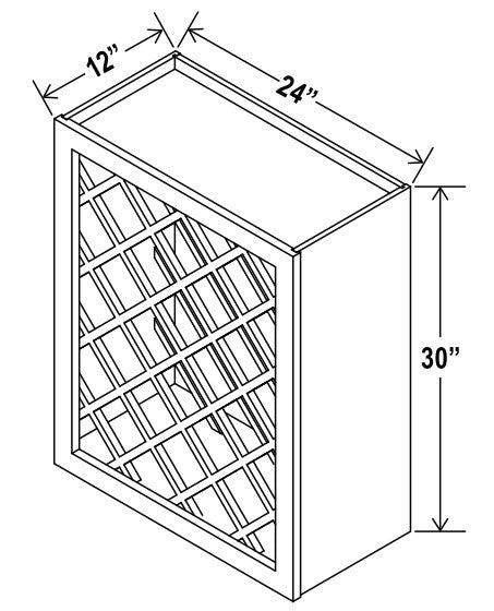 30"H Wine Rack